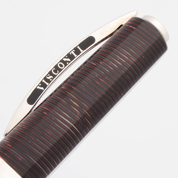 Visconti Wall Street Fountain Pen - Red Pearl Celluloid, C/C